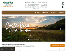 Tablet Screenshot of costaricaonlinetravel.com